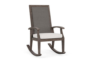 Lloyd Flanders Frontier High Back Porch Rocker Pewter