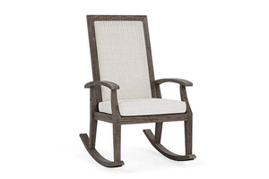 Lloyd Flanders Frontier High Back Porch Rocker Antique White