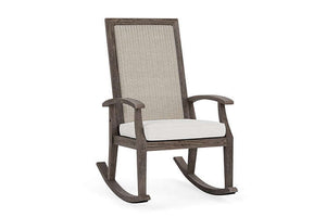 Lloyd Flanders Frontier High Back Porch Rocker Linen