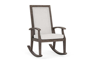 Lloyd Flanders Frontier High Back Porch Rocker Matte White