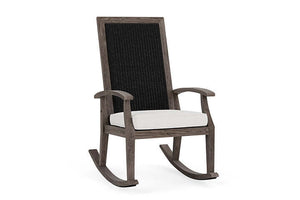 Lloyd Flanders Frontier High Back Porch Rocker Ebony