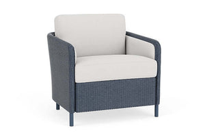 Lloyd Flanders Visions Lounge Chair Denim Blue
