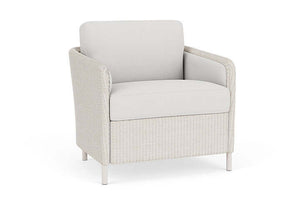 Lloyd Flanders Visions Lounge Chair Antique White
