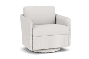 Lloyd Flanders Visions Swivel Glider Lounge Chair White