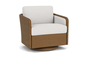 Lloyd Flanders Visions Swivel Glider Lounge Chair Hickory