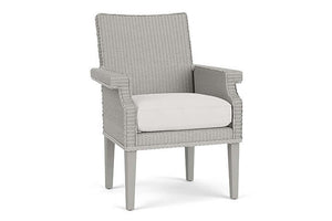 Lloyd Flanders Hamptons Dining Armchair Platinum