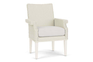 Lloyd Flanders Hamptons Dining Armchair Ivory