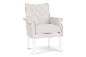 Lloyd Flanders Hamptons Dining Armchair White