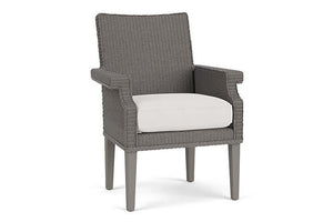 Lloyd Flanders Hamptons Dining Armchair Pewter