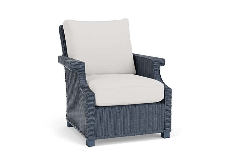 Lloyd Flanders Hamptons Lounge Chair Denim Blue