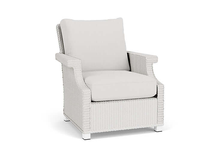 Lloyd Flanders Hamptons Lounge Chair Matte White