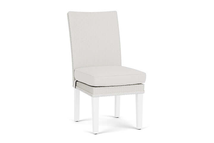 Lloyd Flanders Hamptons Armless Dining Chair Matte White