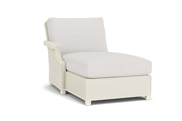 Lloyd Flanders Hamptons Right Arm Chaise Ivory