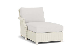 Lloyd Flanders Hamptons Right Arm Chaise Ivory