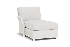 Lloyd Flanders Hamptons Right Arm Chaise White