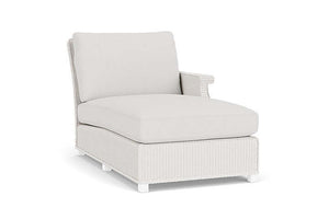 Lloyd Flanders Hamptons Left Arm Chaise White