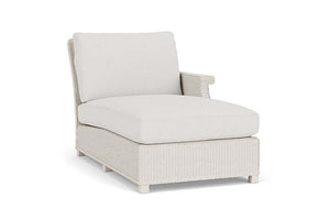 Lloyd Flanders Hamptons Left Arm Chaise Antique White