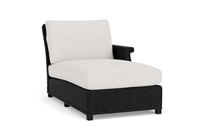 Lloyd Flanders Hamptons Left Arm Chaise Ebony