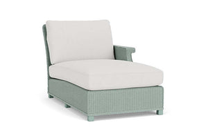 Lloyd Flanders Hamptons Left Arm Chaise Sea Glass