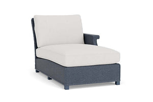 Lloyd Flanders Hamptons Left Arm Chaise Denim Blue