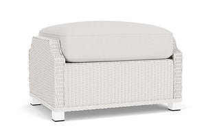 Lloyd Flanders Hamptons Ottoman White