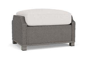 Lloyd Flanders Hamptons Ottoman Pewter