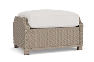 Lloyd Flanders Hamptons Ottoman French Beige