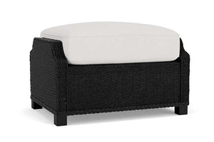 Lloyd Flanders Hamptons Ottoman Ebony