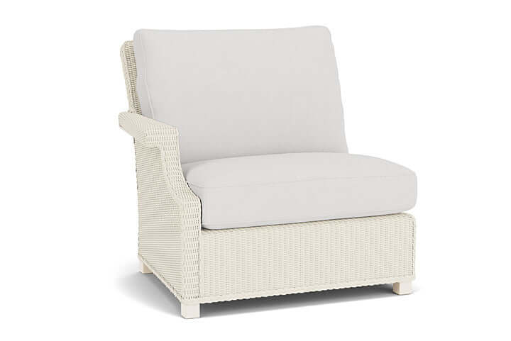 Lloyd Flanders Hamptons Right Arm Sectional Ivory