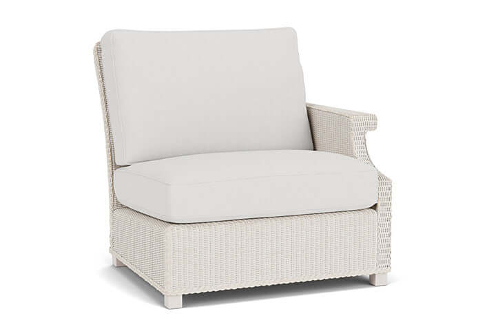 Lloyd Flanders Hamptons Left Arm Sectional Antique White