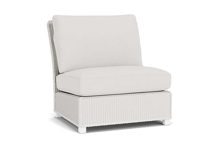 Lloyd Flanders Hamptons Armless Sectional Matte White