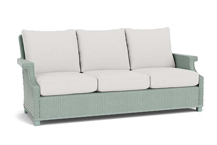 Lloyd Flanders Hamptons Sofa Sea Glass