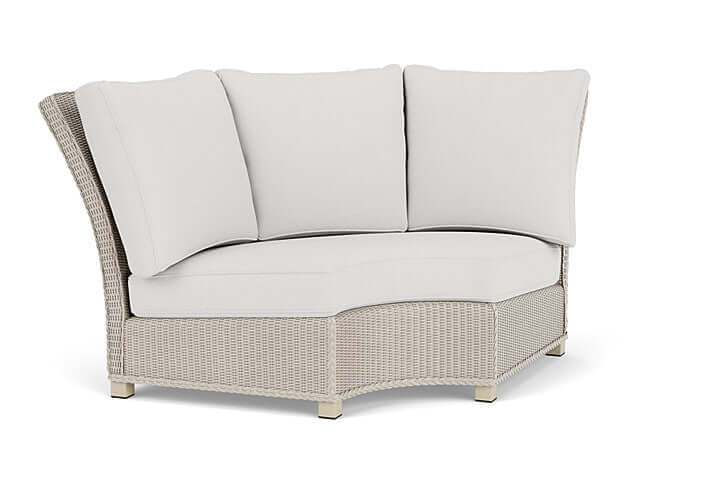 Lloyd Flanders Hamptons Wedge Corner Sectional Linen