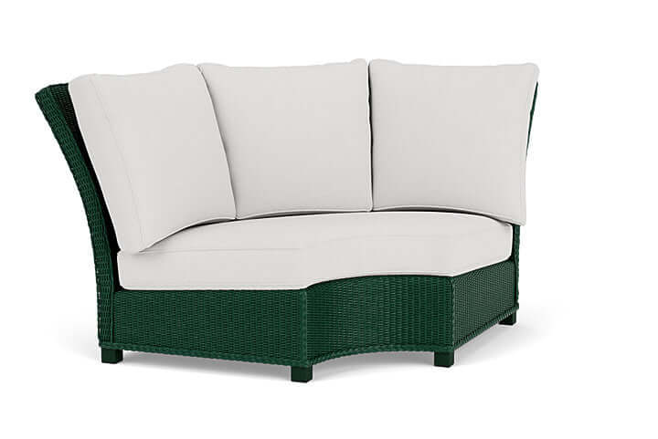 Lloyd Flanders Hamptons Wedge Corner Sectional Woodland