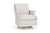 Lloyd Flanders Hamptons Swivel Rocker Lounge Chair Antique White