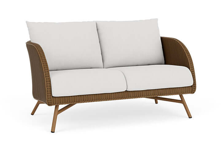 Lloyd Flanders Essence Loveseat Hickory