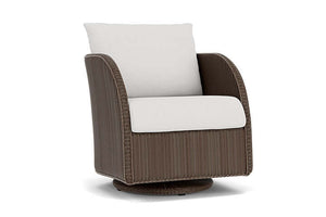 Lloyd Flanders Essence Swivel Glider Lounge Chair Bark