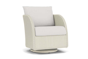 Lloyd Flanders Essence Swivel Glider Lounge Chair Ivory