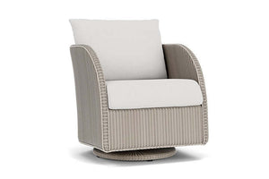 Lloyd Flanders Essence Swivel Glider Lounge Chair Linen