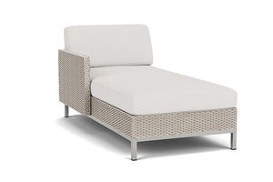 Lloyd Flanders Elements Right Arm Chaise with Loom Arm and Back Linen