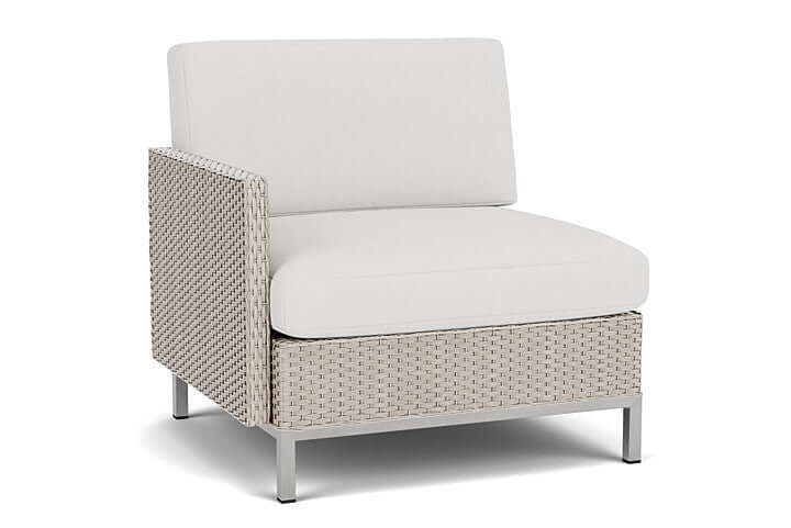 Lloyd Flanders Elements Right Arm Lounge Chair with Loom Arm and Back Linen