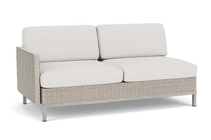 Lloyd Flanders Elements Right Arm Settee with Loom Arm and Back Linen