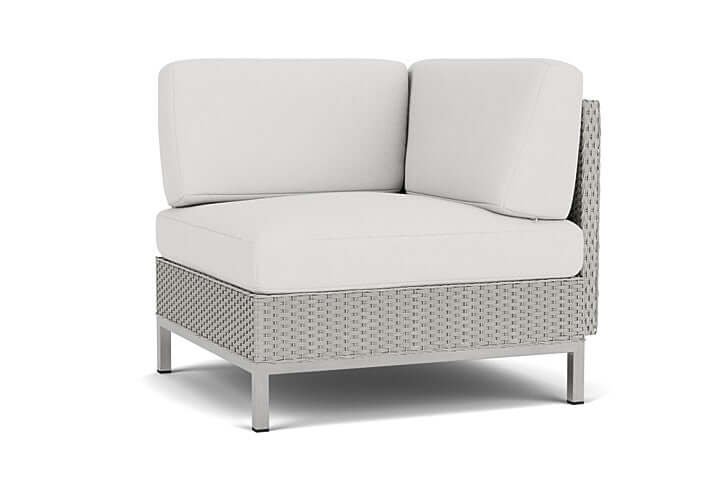 Lloyd Flanders Elements Corner Sectional with Loom Back Platinum