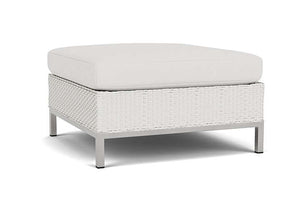 Lloyd Flanders Elements Ottoman Matte White