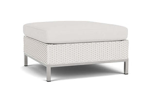 Lloyd Flanders Elements Ottoman White