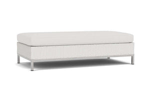 Lloyd Flanders Elements Large Ottoman Matte White