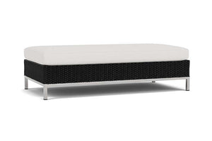 Lloyd Flanders Elements Large Ottoman Ebony