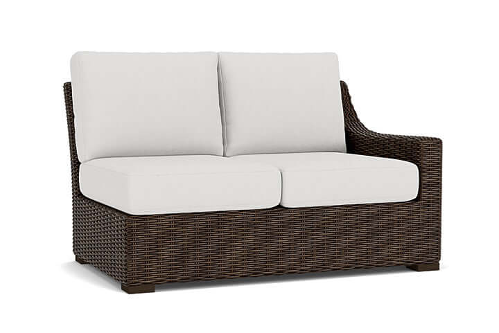 Lloyd Flanders Mesa Left Arm Loveseat Pecan