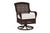 Lloyd Flanders Haven Swivel Rocker Dining Armchair Tobacco