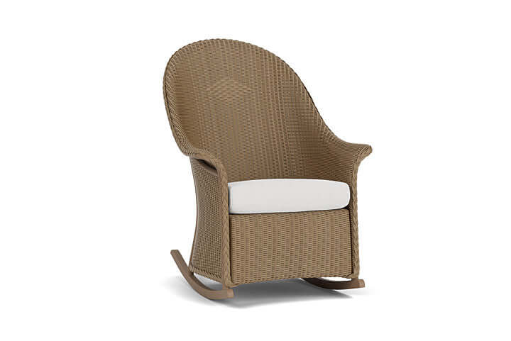 Lloyd Flanders Universal Loom High Back Porch Rocker - 5236 Fawn